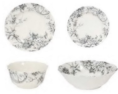 Набор посуды Porcelain